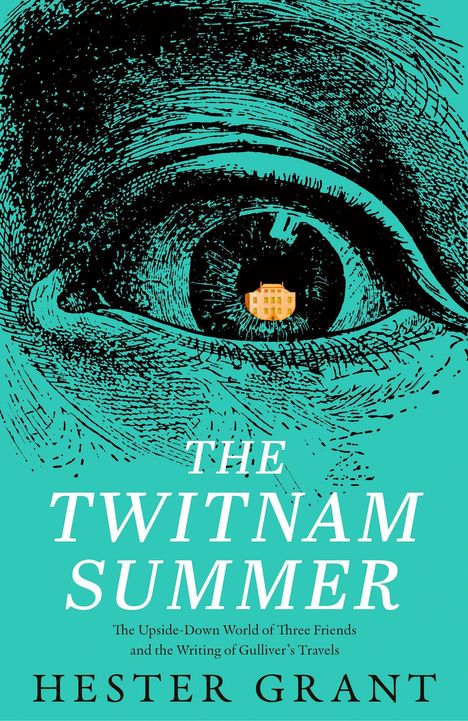 "The Twitnam Summer" von Hester Grant; Illustration: Auge mit einem Haus im Sichtfeld.