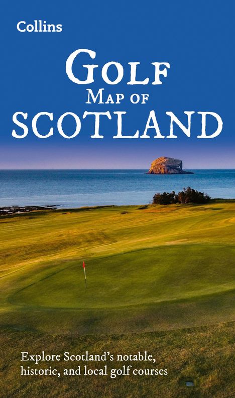 Collins Maps: Collins Golf Map of Scotland, Karten