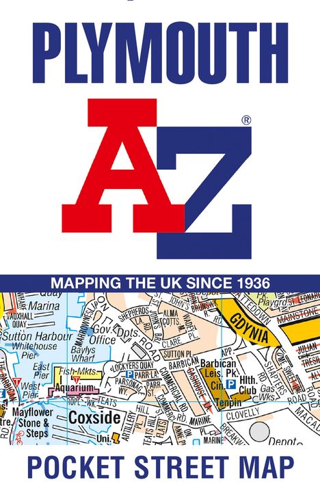 A-Z Maps: Plymouth A-Z Pocket Street Map, Karten