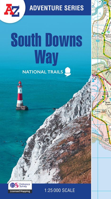 A-Z Maps: South Downs Way, Buch