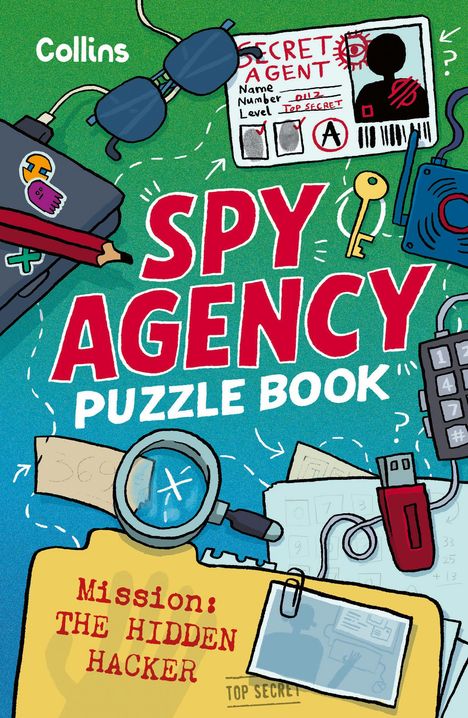 Collins Kids: Spy Agency Puzzle Book - The Hidden Hacker, Buch