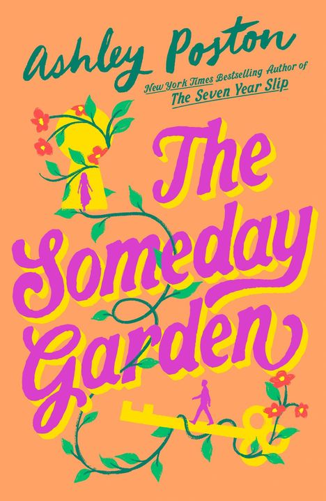 "NEW YORK TIMES BESTSELLING AUTHOR Ashley Poston. THE SOMEDAY GARDEN. Cover to be revealed." Illustration von Narzissen.