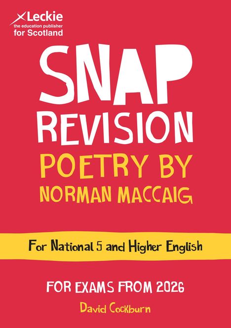 David Cockburn: National 5/Higher English Revision: Poetry by Carol Ann Duffy, Buch
