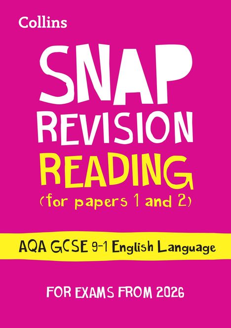 Collins Gcse: AQA GCSE 9-1 English Language Reading (Papers 1 & 2) Revision Guide, Buch