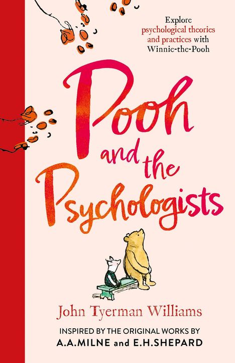 „Pooh and the Psychologists“ von John Tyerman Williams. Illustration: Pooh und Ferkel sitzen auf einer Bank.