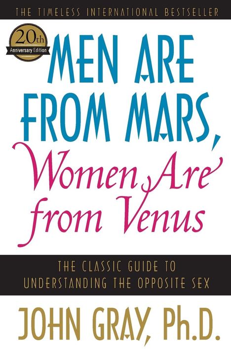 John Gray: Men Are from Mars, Women Are from Venus, Buch