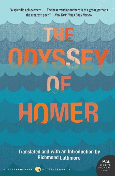 Richmond Lattimore: The Odyssey of Homer, Buch