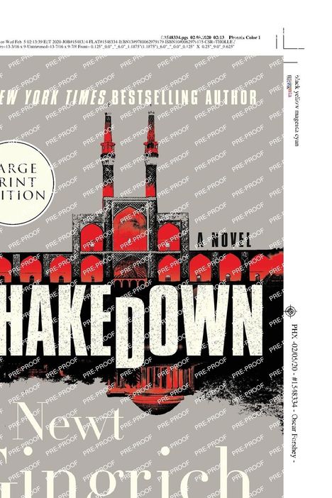 Newt Gingrich: Shakedown LP, Buch