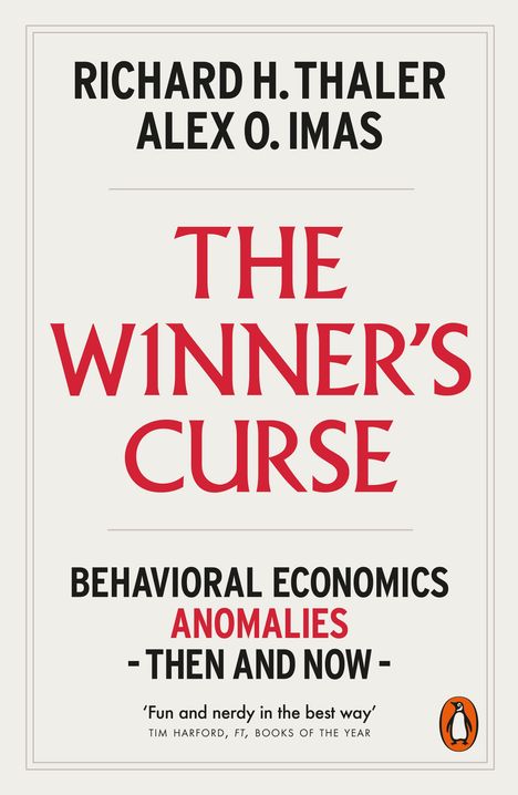 Der Titel lautet "The Winner's Curse". Autoren: Richard H. Thaler, Alex O. Imas. Ein Pinguin-Logo unten rechts.