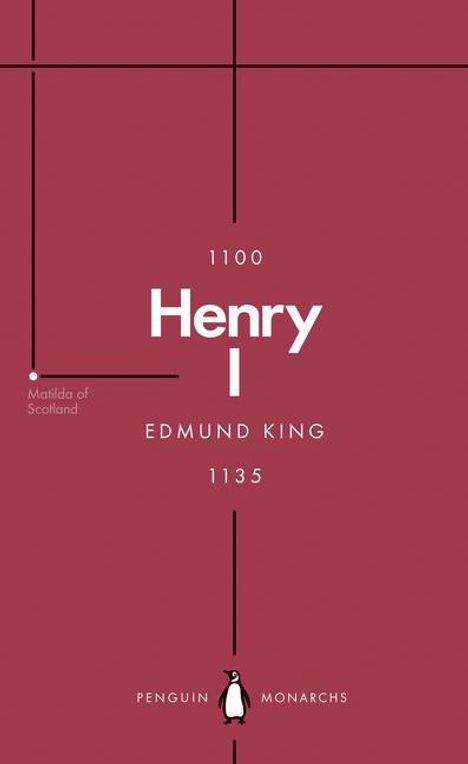 Edmund King: Henry I (Penguin Monarchs), Buch