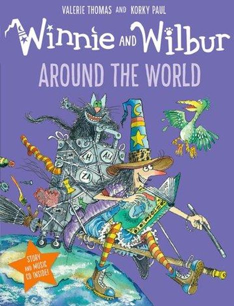 Valerie Thomas: Winnie and Wilbur: Around the World PB &amp; CD, Buch