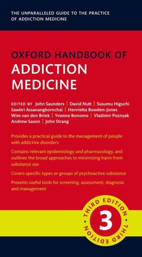 John Saunders: Oxford Handbook of Addiction Medicine, Buch