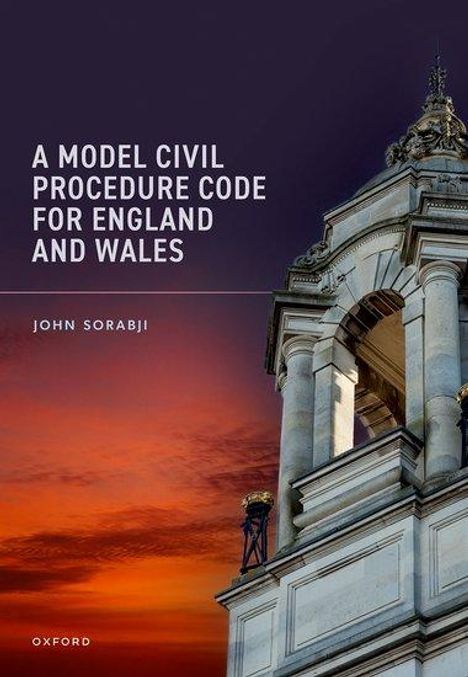 John Sorabji: A Model Civil Procedure Code for England and Wales, Buch