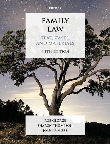 Joanna Miles: Family Law, Buch