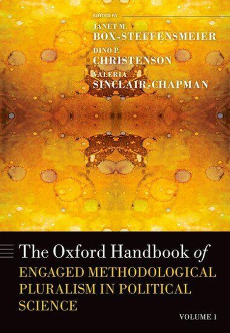 Text: "Edited by Janet M. Box-Steffensmeier, Dino P. Christenson, Valeria Sinclair-Chapman." Universitäts-Handbuch-Cover.