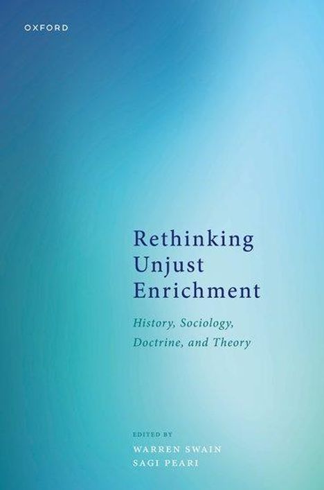 Rethinking Unjust Enrichment, Buch