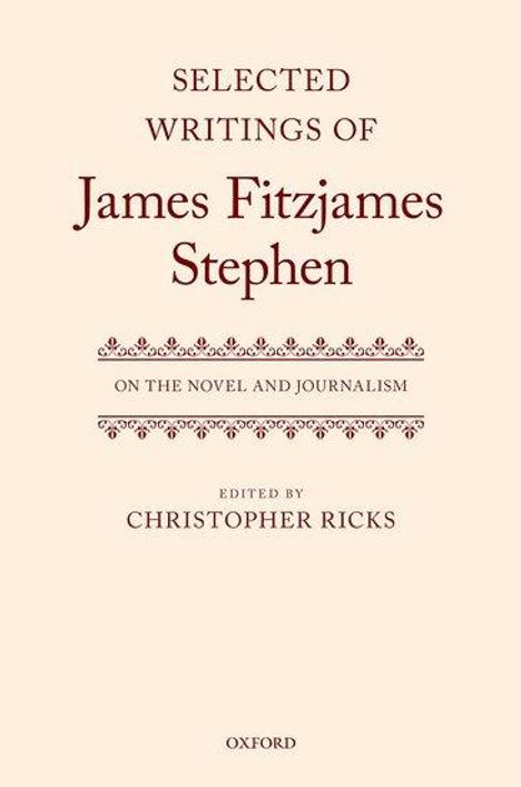 Selected Writings of James Fitzjames Stephen, Buch