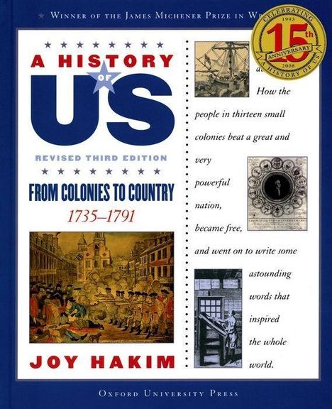 Joy Hakim: A History of Us: From Colonies to Country, Buch