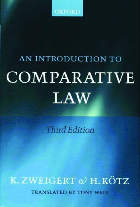 Konrad Zweigert: An Introduction to Comparative Law, Buch