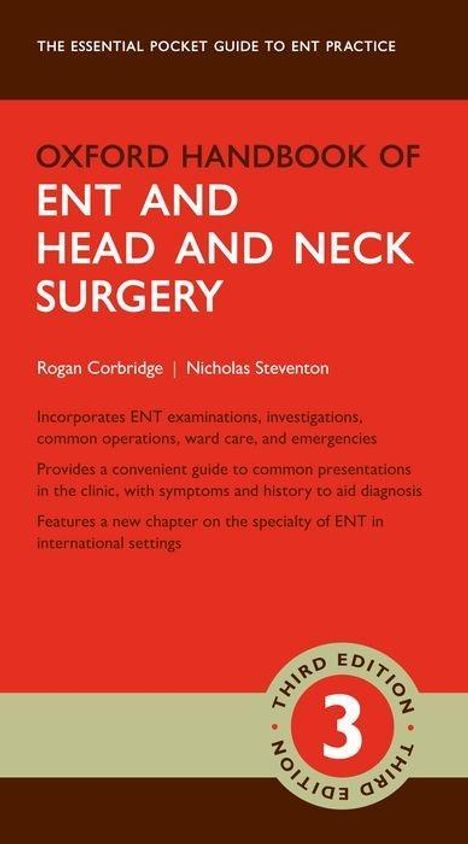 Nicholas Steventon: Oxford Handbook of ENT and Head and Neck Surgery, Buch