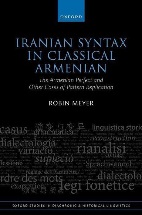 Robin Meyer: Iranian Syntax in Classical Armenian, Buch