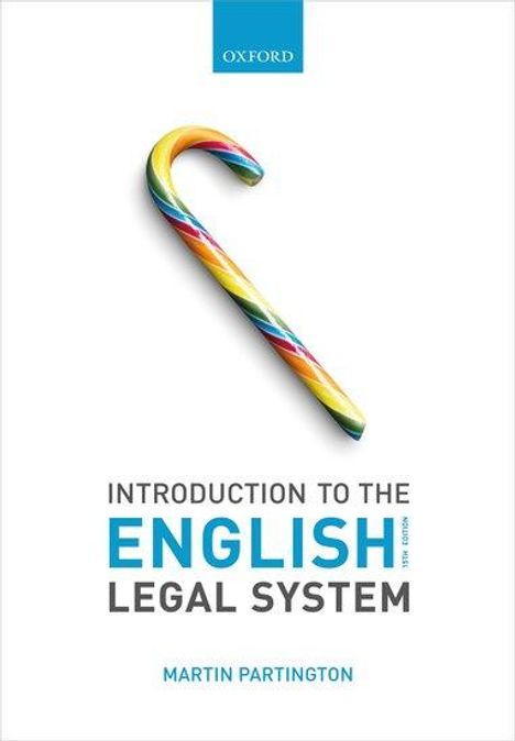 Martin Partington: Introduction to the English Legal System, Buch