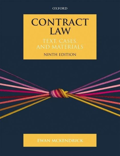 Ewan McKendrick (Professor of English Private Law, University of Oxford): McKendrick, E: Contract Law, Buch