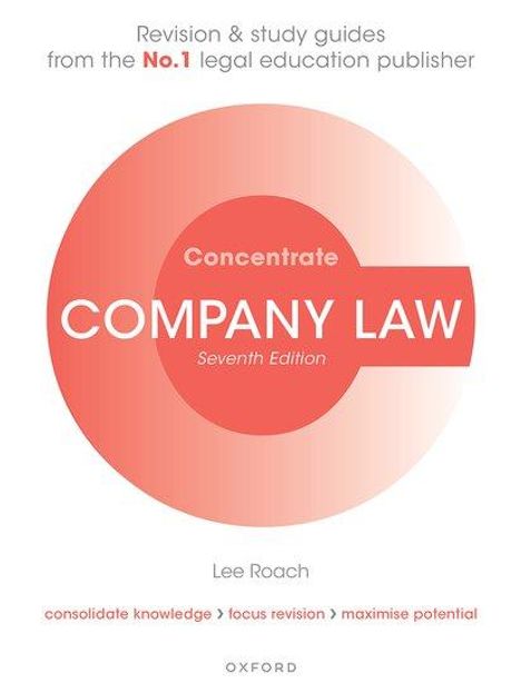 Lee Roach: Company Law Concentrate, Buch