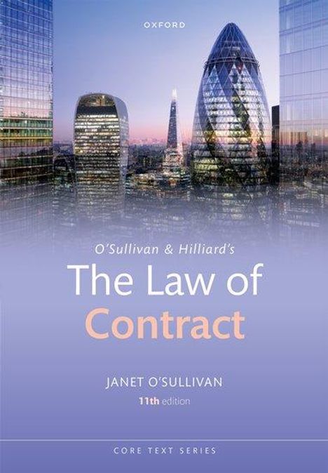 Janet O'Sullivan: O'Sullivan &amp; Hilliard's The Law of Contract, Buch