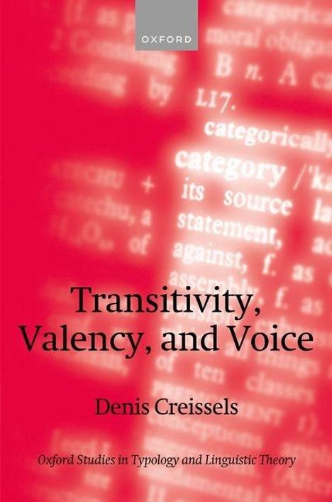 Denis Creissels: Transitivity, Valency, and Voice, Buch