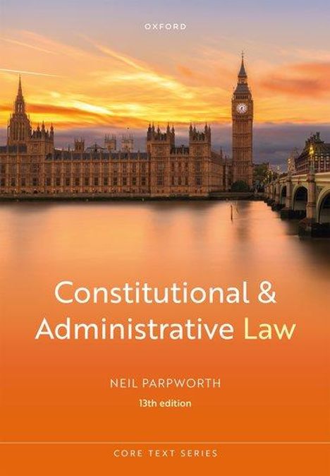 Neil Parpworth: Constitutional and Administrative Law, Buch