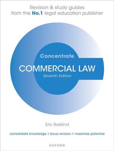 Eric Baskind: Commercial Law Concentrate, Buch