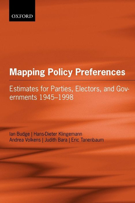 Ian Budge: Mapping Policy Preferences, Buch
