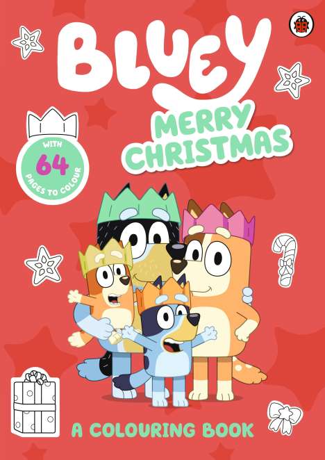 Bluey: Merry Christmas: A Colouring Book, Buch