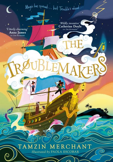 Tamzin Merchant: The Troublemakers, Buch