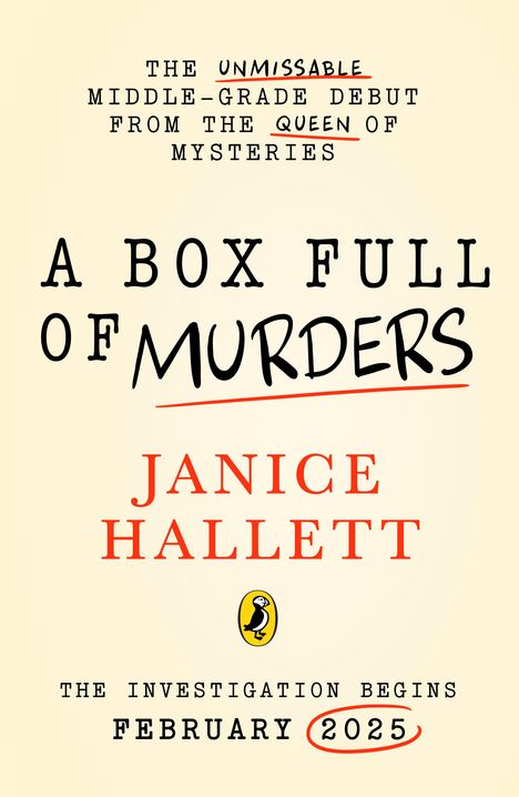 Janice Hallett: A Box Full of Murders, Buch