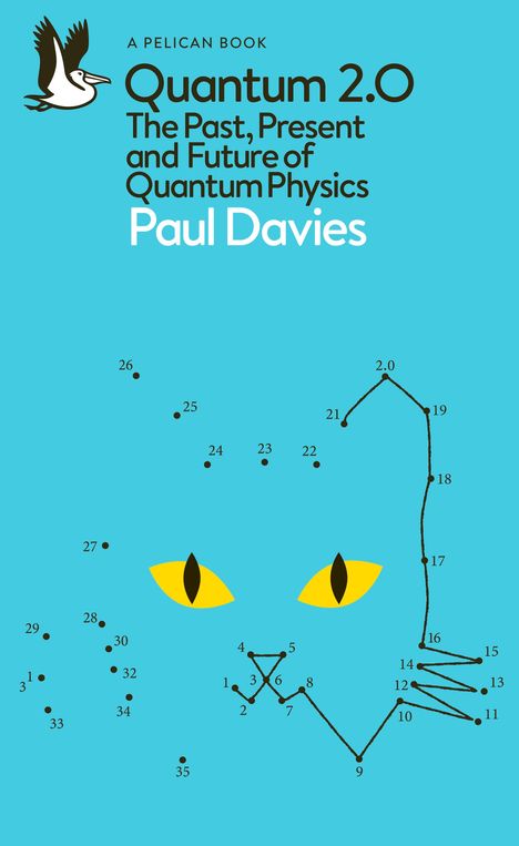 „Quantum 2.0: The Past, Present and Future of Quantum Physics“ von Paul Davies. 
Ein Punkt-zu-Punkt-Bild eines Katzenkopfs.