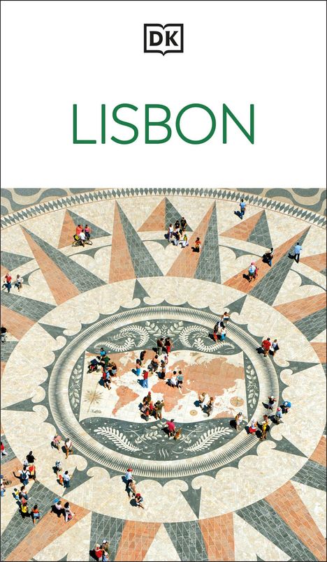 Text "LISBON", darunter Mosaik mit Weltkarte und vielen Menschen auf einem Platz. Oben ist ein Logo.