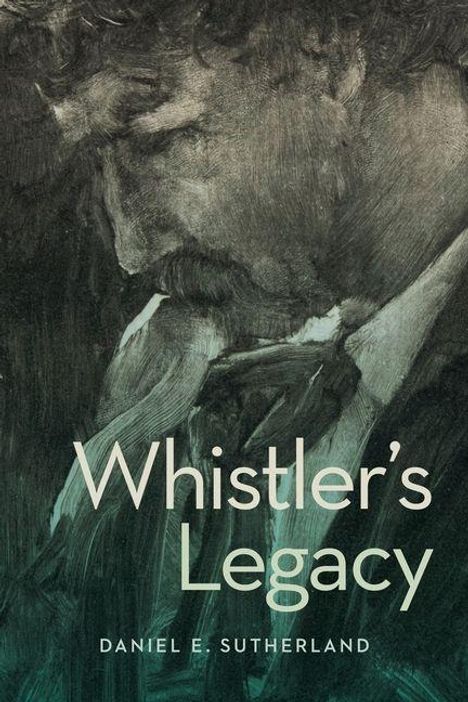 "Whistler’s Legacy" von Daniel E. Sutherland. Eine stilvolle, dunkle Illustration eines nachdenklichen Mannes.