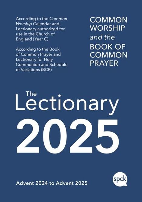 Spck: Common Worship Lectionary spiral-bound 2025, Buch