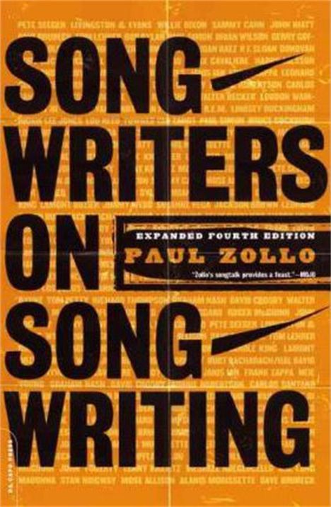 Paul Zollo: Songwriters On Songwriting, Buch