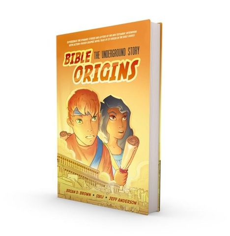 Zondervan: Bible Origins (New Testament + Graphic Novel Origin Stories), Hardcover, Orange, Buch