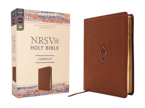 Zondervan: Nrsvue, Holy Bible, Compact, Leathersoft, Brown, Comfort Print, Buch