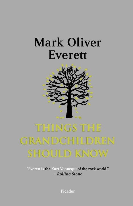 Mark Oliver Everett: Things the Grandchildren Should Know, Buch