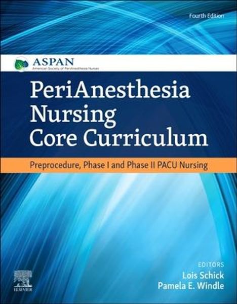 Aspan: Perianesthesia Nursing Core Curriculum, Buch