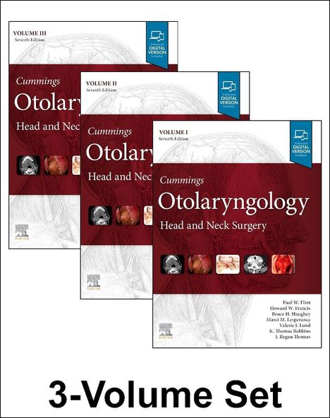 Paul W. Flint: Cummings Otolaryngology, 3 Bücher