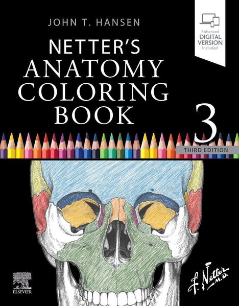 John T. Hansen: Netter's Anatomy Coloring Book, Buch
