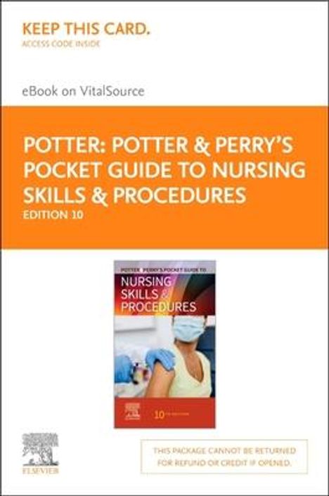 Patricia A. Potter: Potter &amp; Perry's Pocket Guide to Nursing Skills &amp; Procedures - Elsevier eBook on Vitalsource (Retail Access Card), Buch