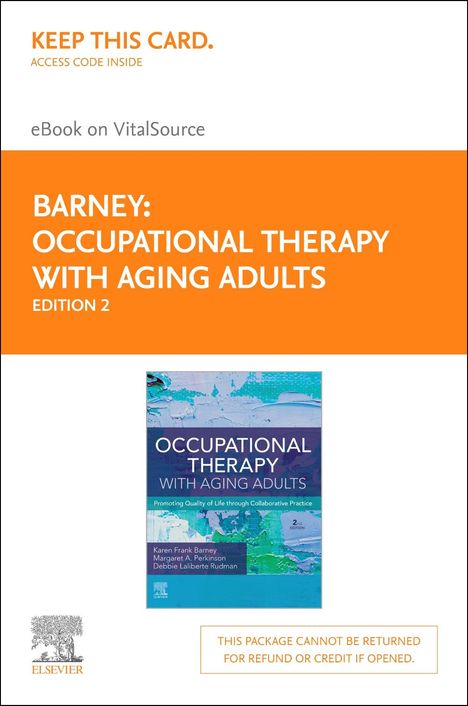 Occupational Therapy W/Aging A, Buch