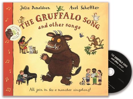 Julia Donaldson: The Gruffalo Song and Other Songs. Book &amp; CD, Buch